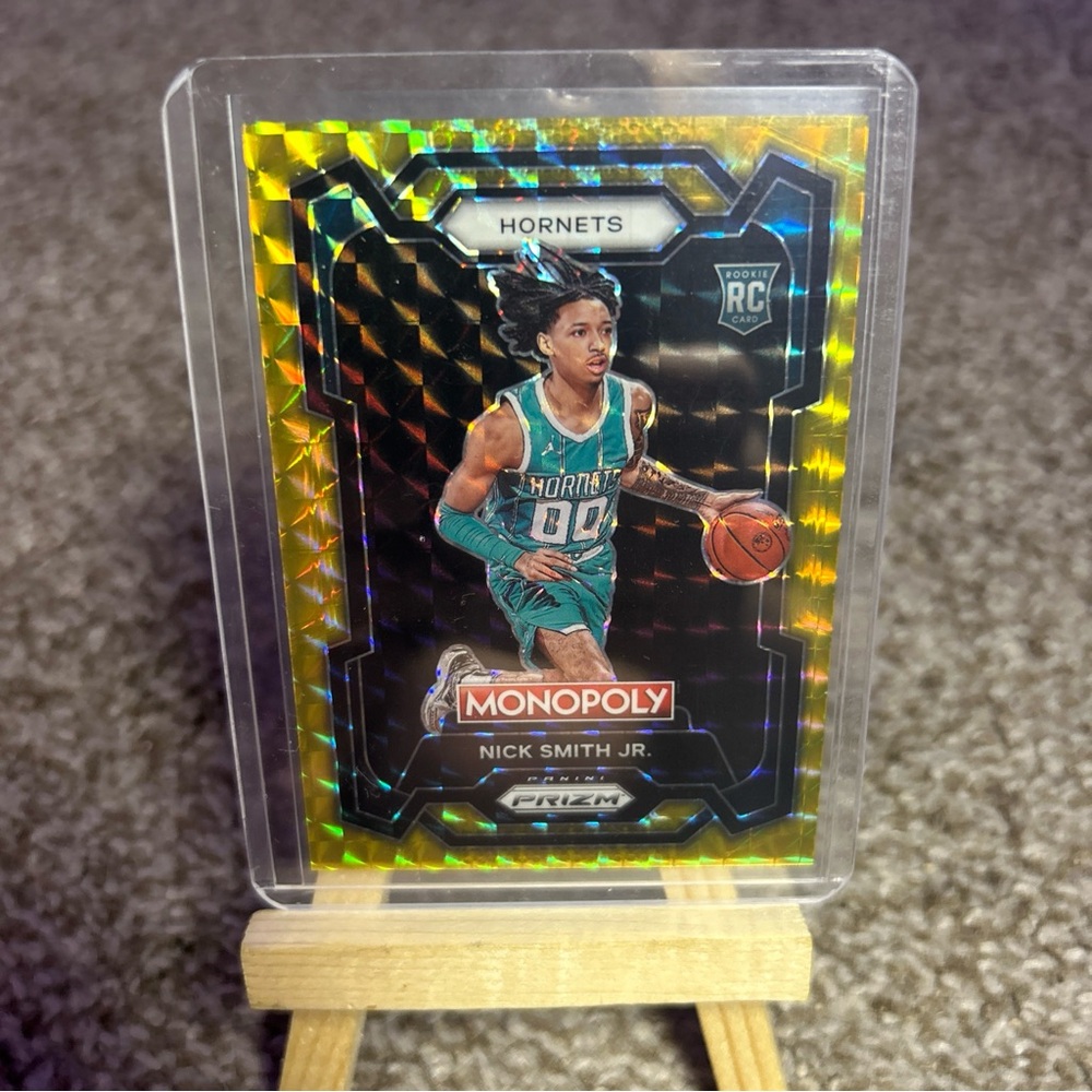 Nick Smith Jr NBA Prizm Monopoly Rookie Card #14 Charlotte Hornets 40/49